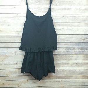 M Raised Polka Dotted Layered Jumper Size M